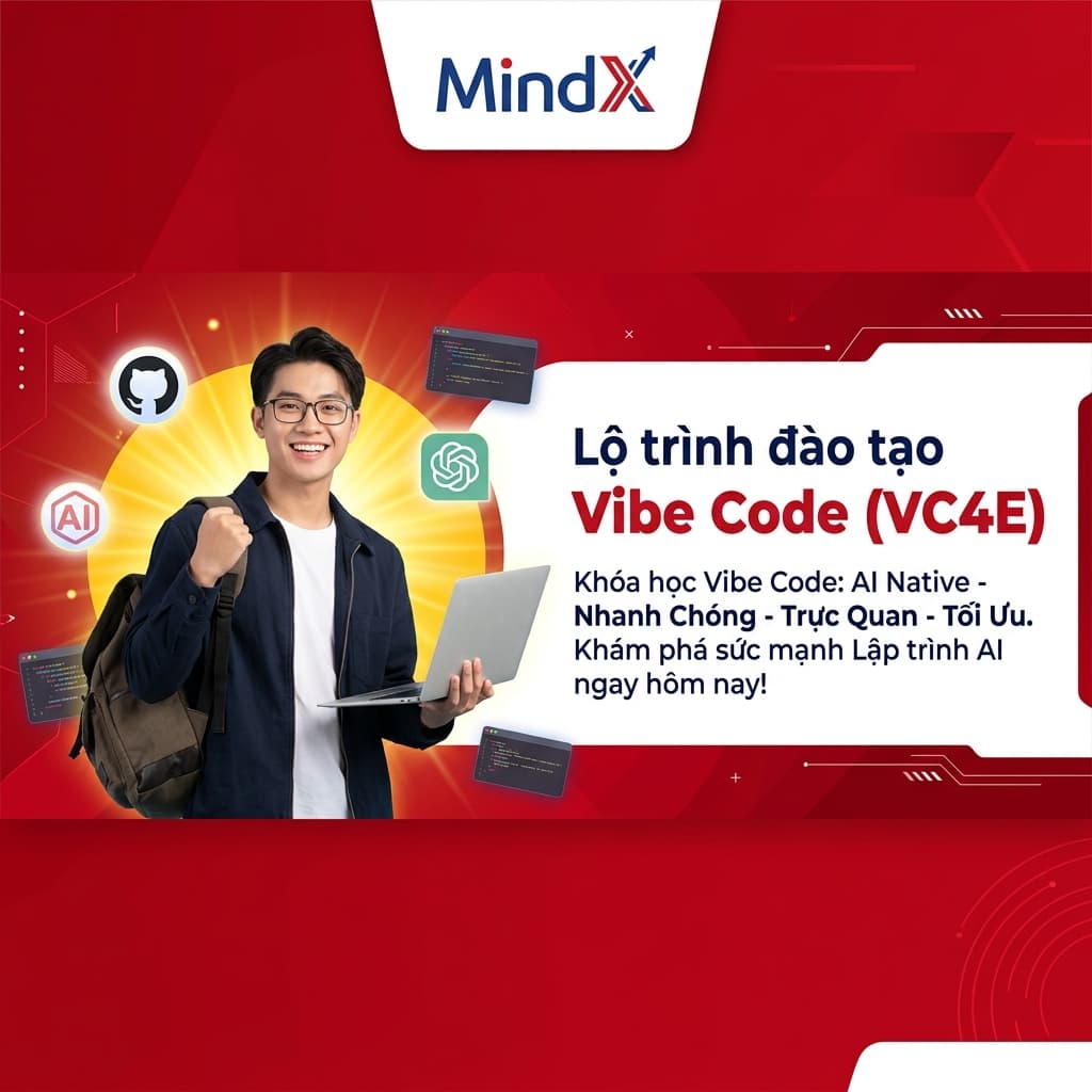Lộ trình đào tạo Vibe Code — Lập trình AI